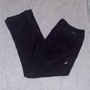 Eddie Bauer Cargo Pants Zip Pocket Stretch Nylon Active Gray Women’s Size 16